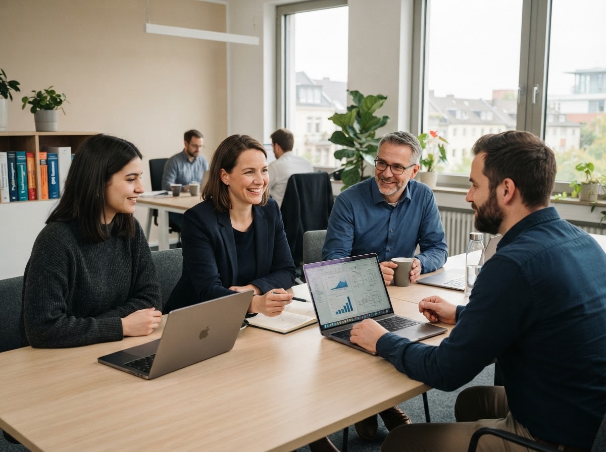 Intesa Noryva team reviewing AI-driven data analysis workflows